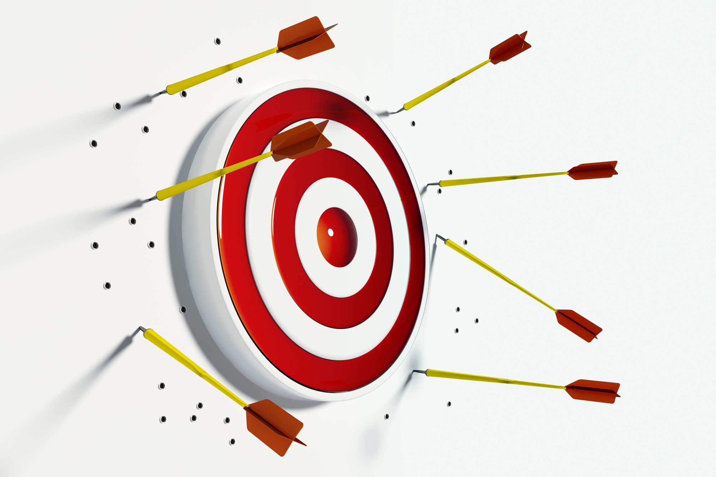 Target with arrows