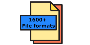 1600+ File formats